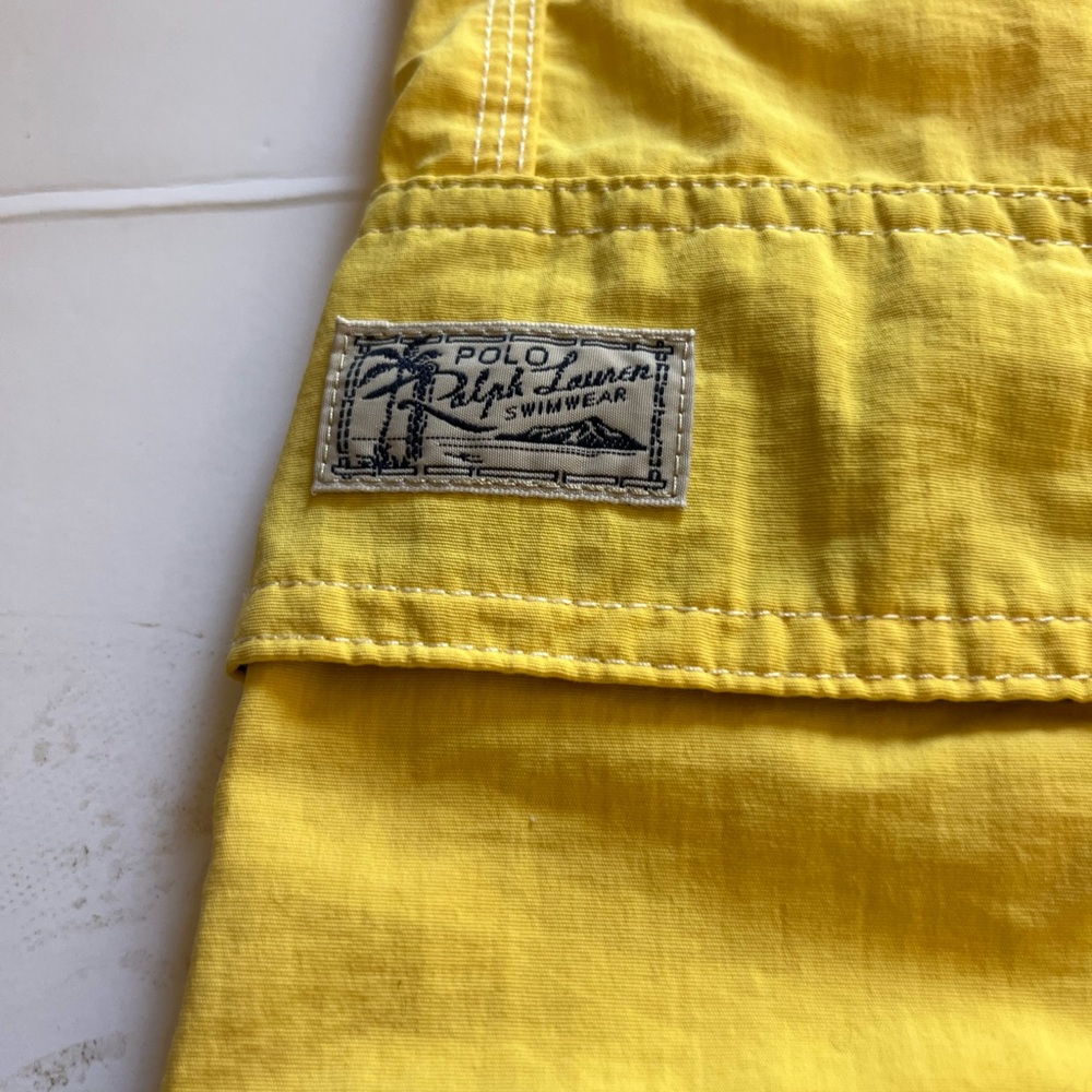 Polo by Ralph Lauren Men's Yellow Board Shorts 3Xlarge big - Picture 2 of 8